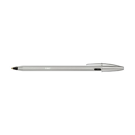 Penna Bic Cristal RE'NEW fusto metallo ref.nero