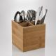 PORTAPOSATE IN BAMBOO 15X15X15CM NATURALE LEONE