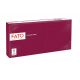 100 TOVAGLIOLI CARTA 25X25CM 2 VELI BORDEAUX FATO