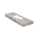 25 TOVAGLIE 100X100CM PERLA/TORTORA AIRLAID FATO