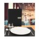 PORTA MENU A424X33CM NERO ROYAL CON 1 INSERTO DOPP