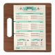 PORTAMENU CHOPPING BOARD LEGNO ANELLI 327X30CM SEC