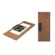 PORTA CONTO IN LEGNO 24X10CM CON FERMAGLIO WALNUT