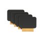 SET 4 MINI LAVAGNE SEGNAPOSTO 7,5X9CM SECURIT
