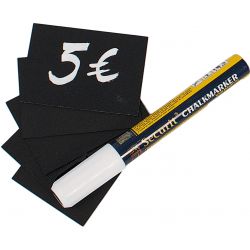 SET 20 TAG NERE 7,4X10,5CM (A7) SECURIT