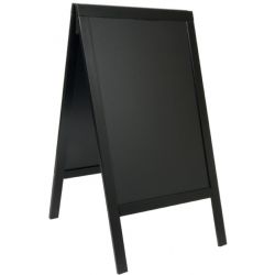 LAVAGNA NERA CAVALLETTO 545X85CM SANDWICH SECURIT