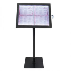 ESPOSITORE A LED 4XA4 PER ESTERNI SECURIT