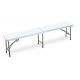 PANCA PIEGHEVOLE L183CM IN HDPE BIANCO HORECA