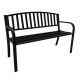 Panca giardino HOLLYWOOD 120cm acciaio verniciato