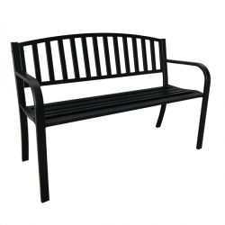 Panca giardino HOLLYWOOD 120cm acciaio verniciato