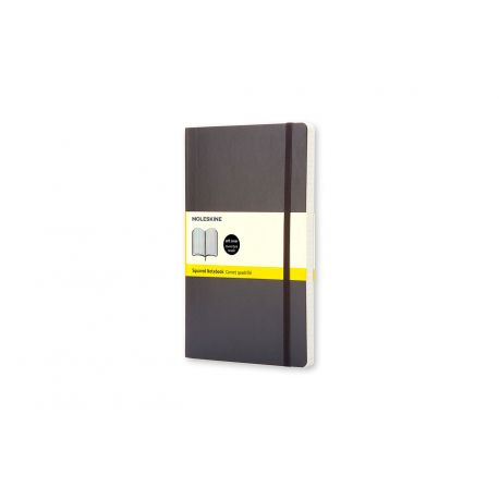 Taccuino quadr. Moleskin 19x25 cop. morbida nero