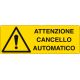 CARTELLO ALL. 35X12,5CM 'PERICOLO DI INCENDIO'