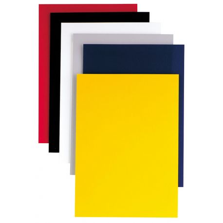 Copertine PVC coprenti A4 cf.100pz gialle
