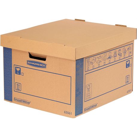 Scatole SmoothMove Fellowes 41x61x66cm cf.5pz