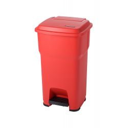 BIDONE ROTHO HERA 60LT 39X39X69H ROSSO