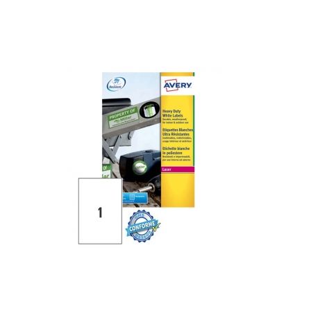 Etichette Avery ppl L4718 70x37 24et./20fg