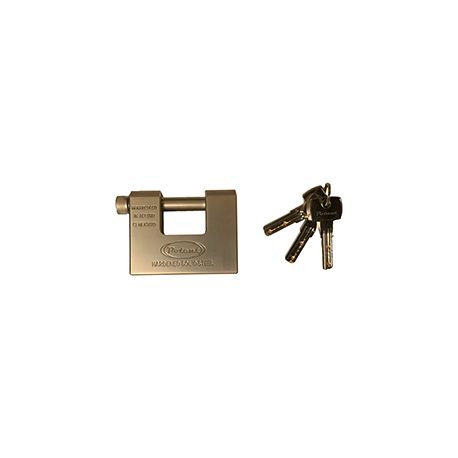 Lucchetto saracin. acciai0 84x69x30mm con chiave