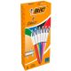 Penne sfera Bic 4 colori Shine cf.12pz col.assort.