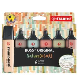 EVIDENZIATORI STABILO BOSS NATURECOLORS CF.4 COL