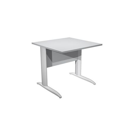 Scrivania FREE 80x80cm f.gr.allum. GRIGIO