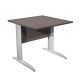 Scrivania FREE 80x80cm f.gr.allum. FRASSINO