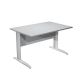 Scrivania FREE 120x80cm f.gr.allum. GRIGIO