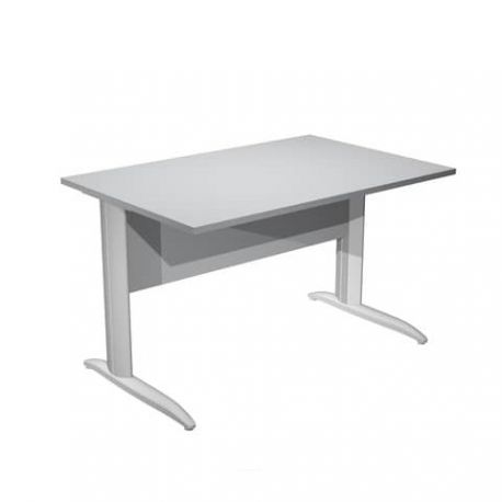 Scrivania FREE 120x80cm f.gr.allum. GRIGIO