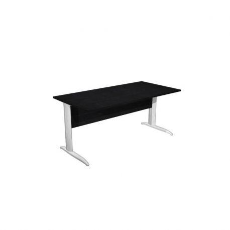 Scrivania FREE 160x80cm f.gr.allum. NERO VEN.