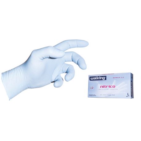 Guanti Nitrico monouso s/p cf.100pz tg.XL