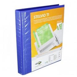Cartella Stelvio TI diam.65 A4 4 anelli "D" blu