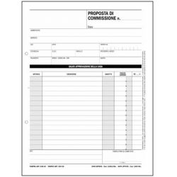 Blocco 50 copia comm.15x21 3 copie DU1642C3300