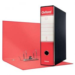 Registratore Oxford G83 commerciale dorso cm 8 rosso