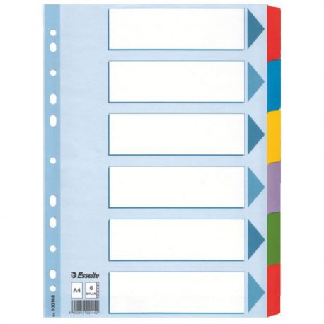 Separatore A4 6 tasti Mylar 100168
