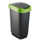 Cestino Rotho 25lt con coperchio verde