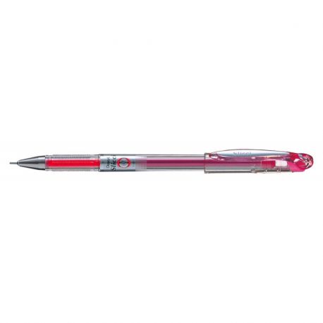 Penna inch. gel Pentel Slicci rosso