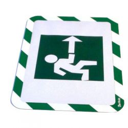 Cf.2 cornici da muro mod.Magneto bianco/verde