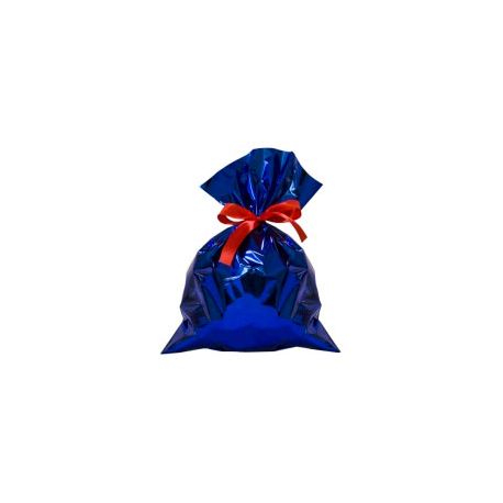 Buste regalo pl. 20x35cm cf.50pz blu met.