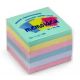 Blocco adesivo rip. 76x76 col. tenui