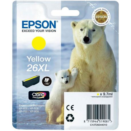 Cartuccia Epson T2634410 giallo N.26XL