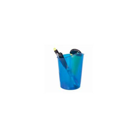 Portapenne Leonardi G2D blu traslucido