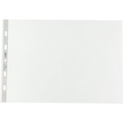 Buste ppl perforazione universale 30x22H cf.25pz liscie ALBUM alto spessore
