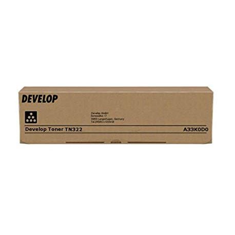 Toner Develop Ineo 224E A33K050 TN322 nero