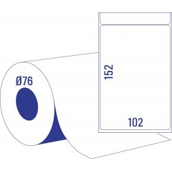 Etichette Avery td8050 102x152mm 750pz termiche