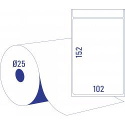 Etichette Avery tt8050 102x152mm 475pz vellum