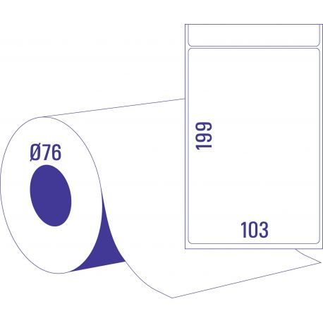 Etichette Avery tt8060 103x199mm 600pz vellum