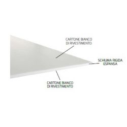 CARTONE SCHIUMA GRAPHIC BOARD BIANCO 70X100 MM. 5