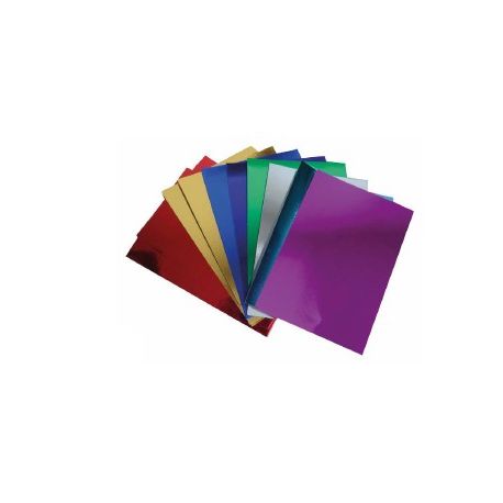 CARTA METALLIZZATA FG. 10 ASS. GR. 90 CM.35X50
