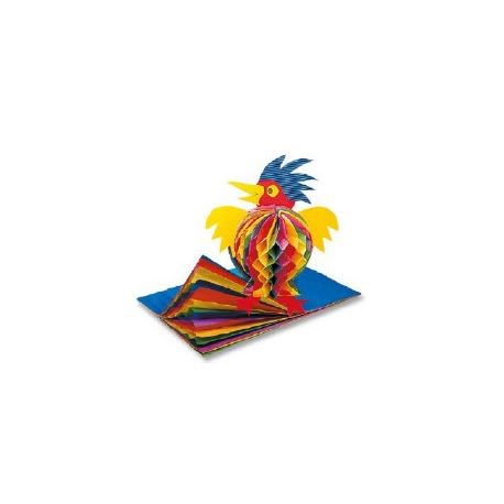 CARTA NIDO D'APE 4 COL. ARCOBALENO FG. 5 GR. 60 CM