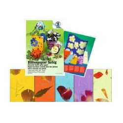 CARTA FIORI FG. 10 COLORI NATURALI GR. 80 CM. 23X3