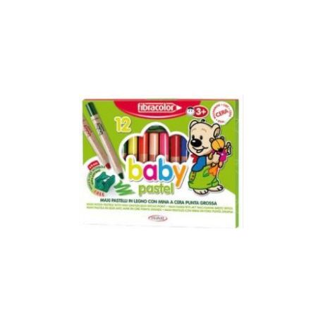 MATITONI BABY PASTEL FIBRACOLOR 12 COLORI